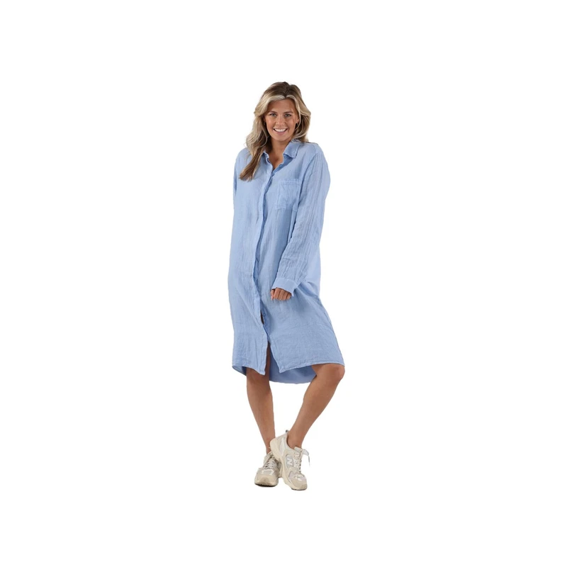 Dames Jurk SANNE Nukus BLEU