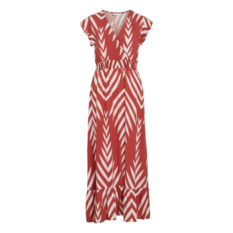 Dames Jurk VIAYA Vila ROOD DESSIN