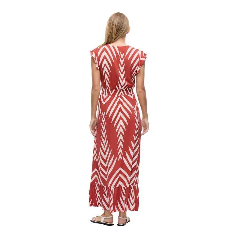 Dames Jurk VIAYA Vila ROOD DESSIN