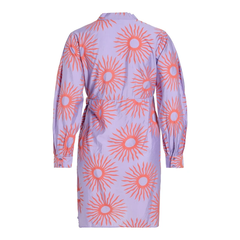 Dames Jurk VIBOA Vila PAARS DESSIN