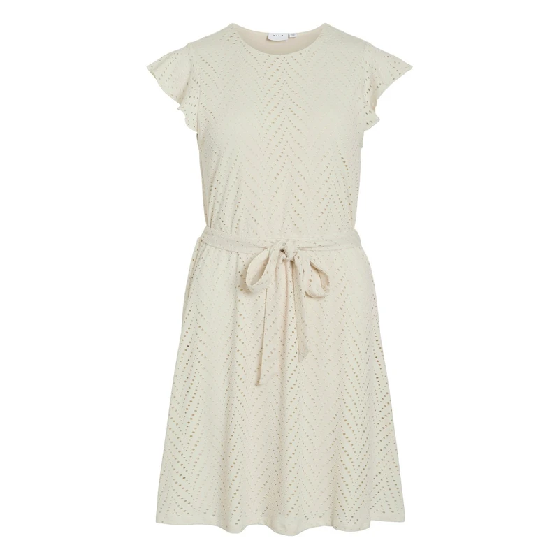 Dames Jurk VIDELAIA Vila OFF-WHITE