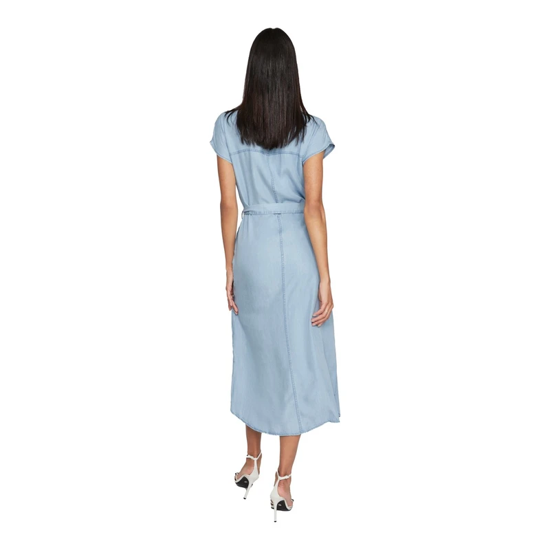 Dames Jurk VIMAI Vila MIDDEN BLAUW
