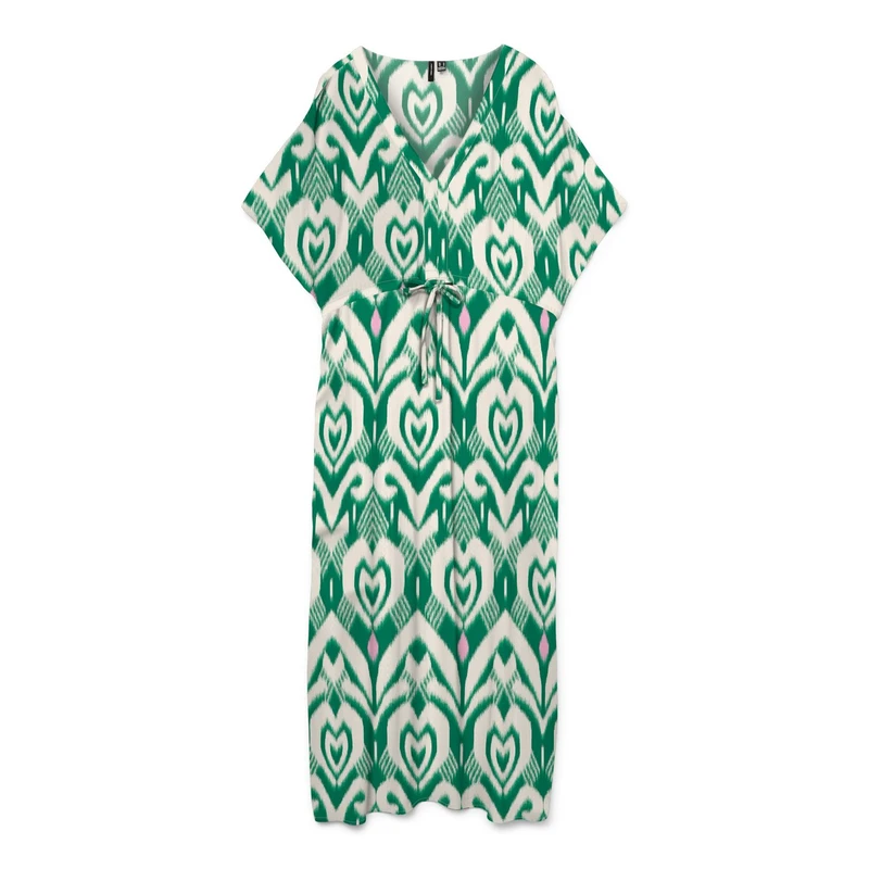 Dames Jurk VMMENNY Vero Moda GROEN DESSIN