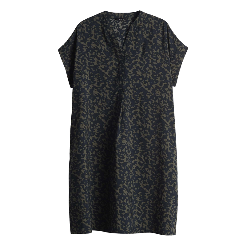 Dames Jurk Wulara shadow Opus KOBALT