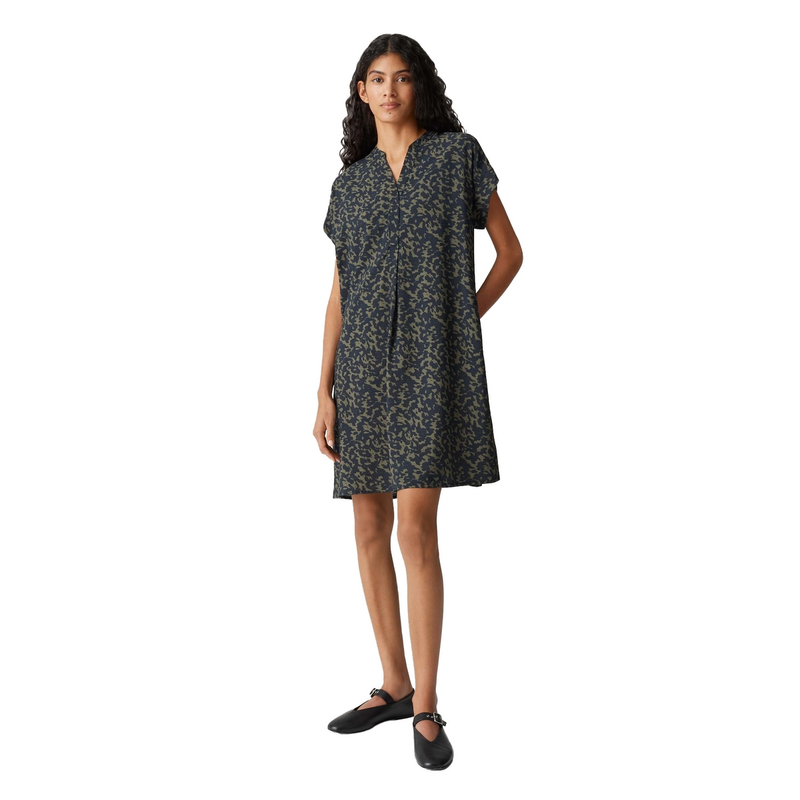 Dames Jurk Wulara shadow Opus KOBALT