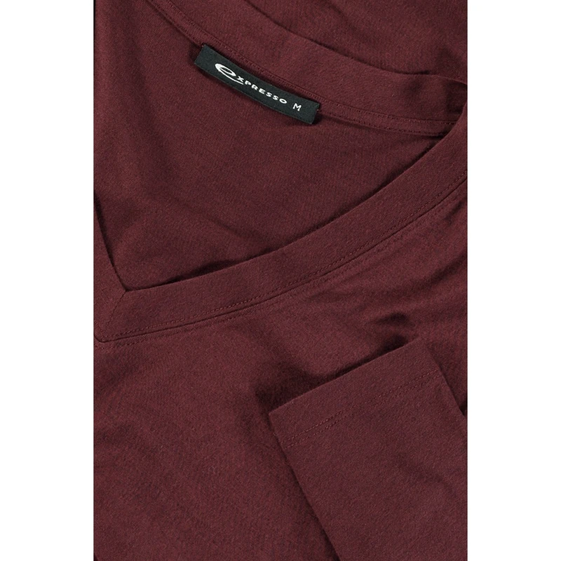 Dames Longsleeve EX23-13103 Expresso WINE