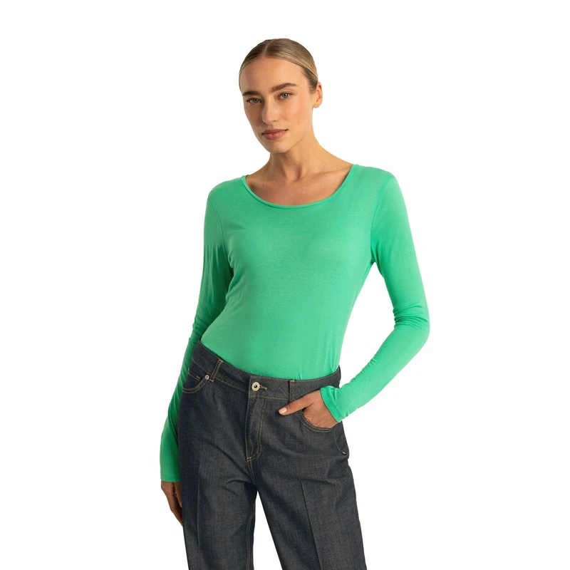Dames Longsleeve EX24-13005 Expresso APPELGROEN