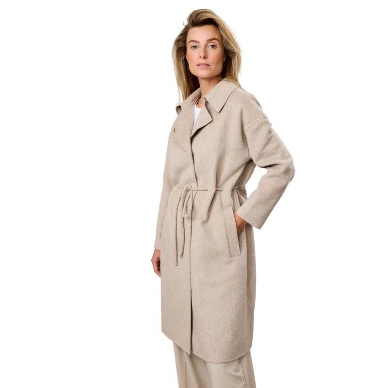 Dames Mantel MA25-41507 Maura TAUPE