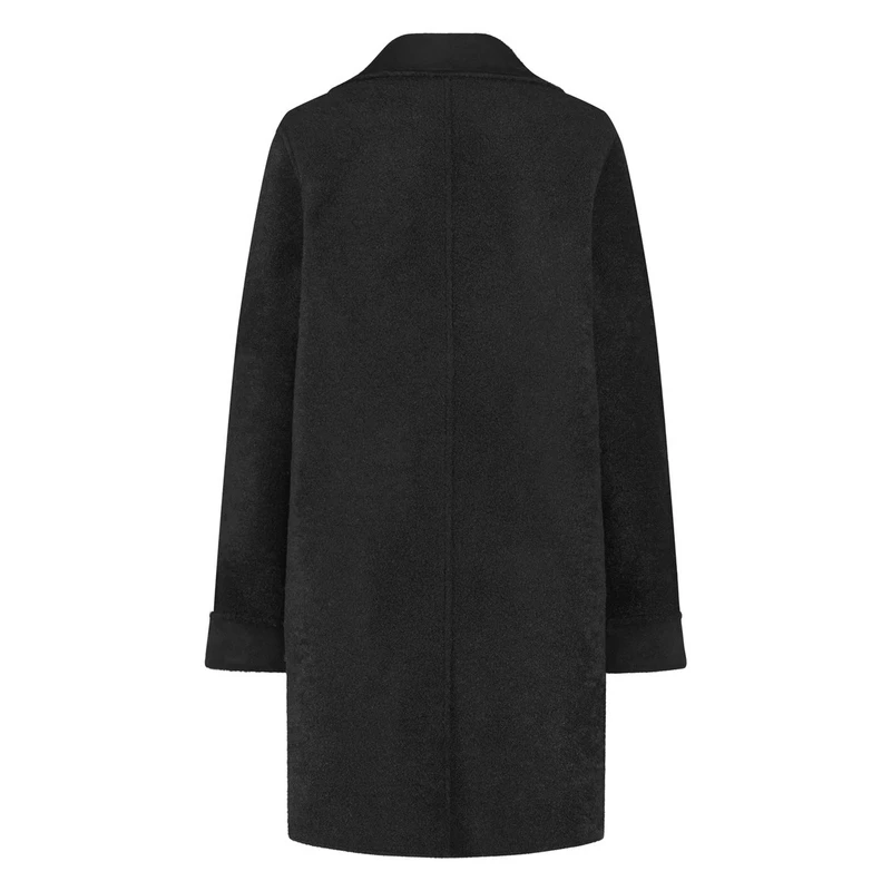 Dames Mantel Minte Jas lammy Nukus ZWART