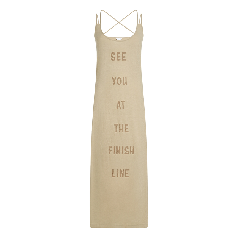 dames maxi jurk Penn&ink ZAND