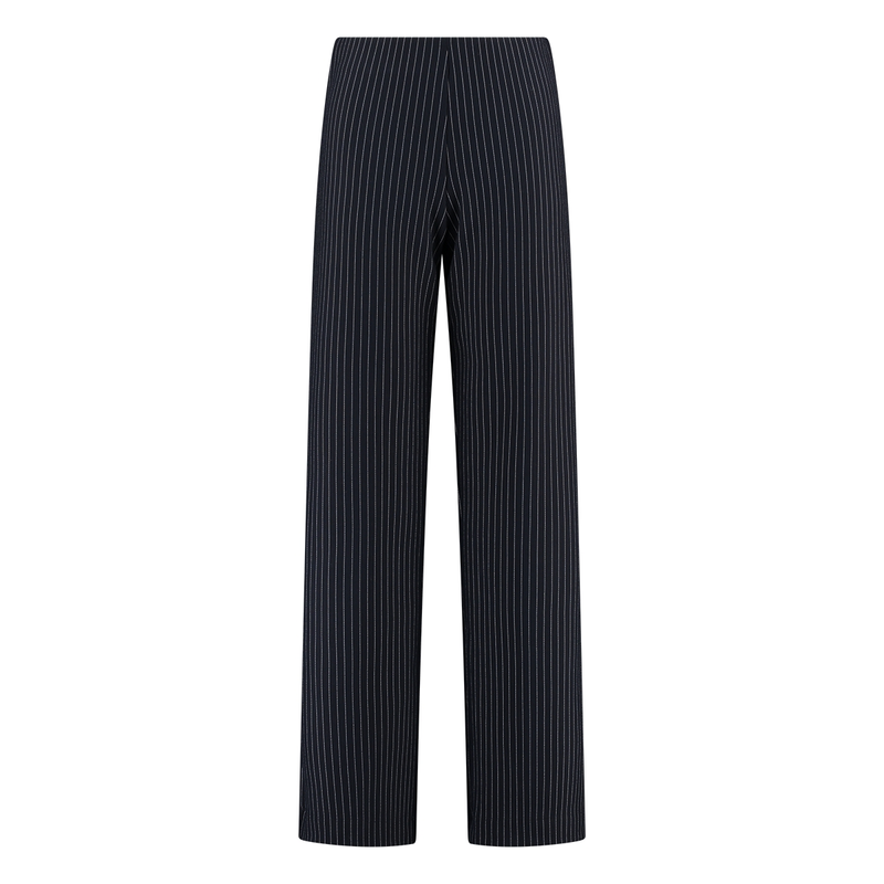 Dames Pantalon 24174 pantalon pinstripe Ivy & You NAVY