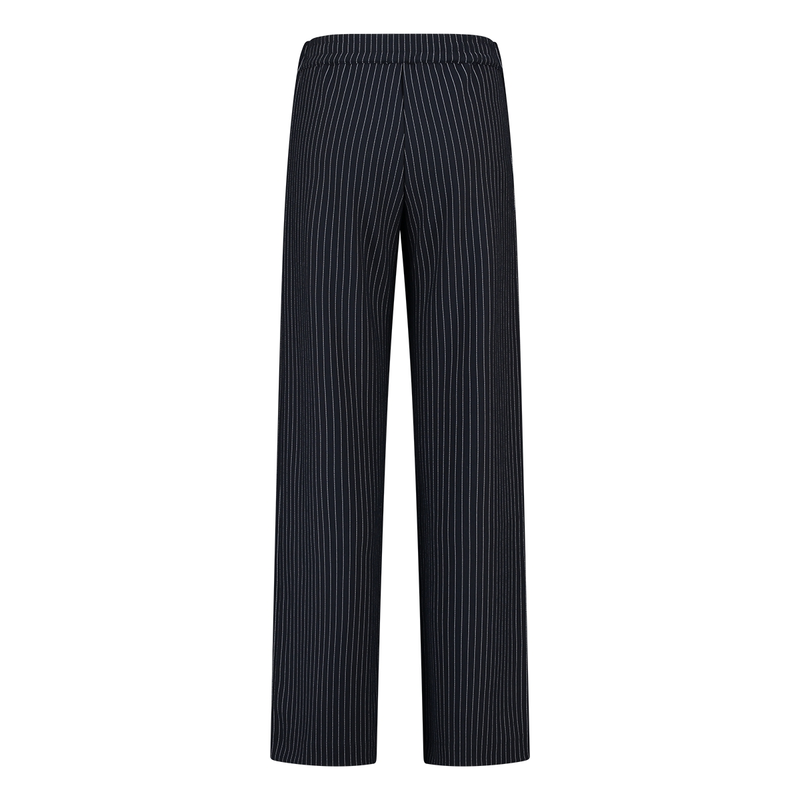 Dames Pantalon 24174 pantalon pinstripe Ivy & You NAVY