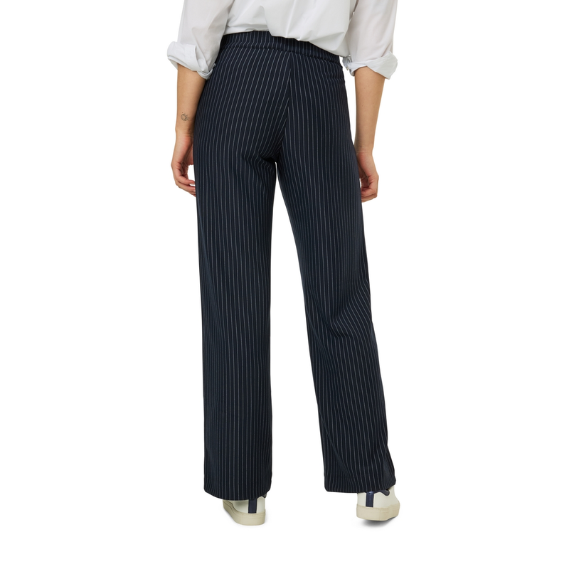 Dames Pantalon 24174 pantalon pinstripe Ivy & You NAVY
