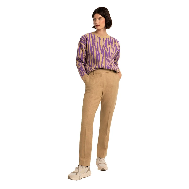 Dames Pantalon CS23-21577 Claudia Strater TAUPE
