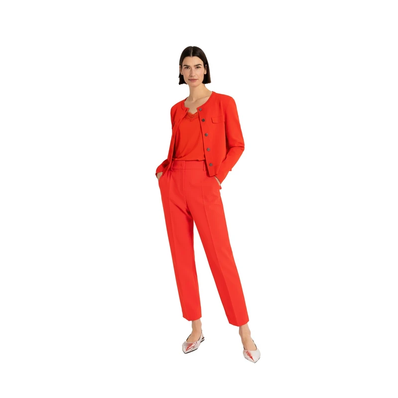 Dames Pantalon CS24-21504 Claudia Strater ROOD