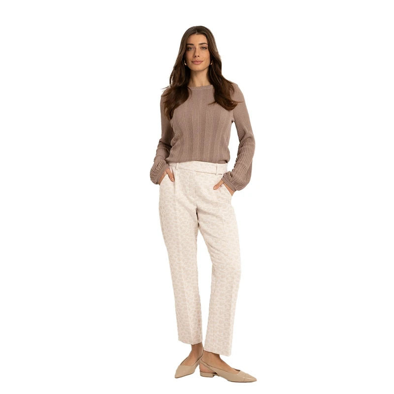 Dames Pantalon CS25-21504 Claudia Strater ECRU