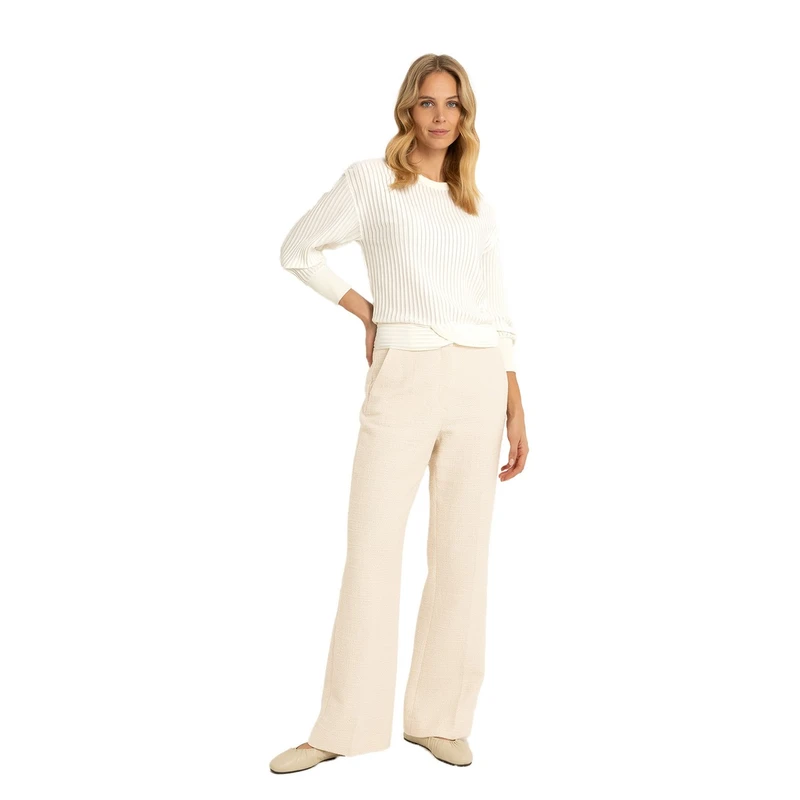 Dames Pantalon CS25-21520 Claudia Strater BEIGE