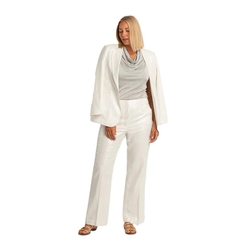 Dames Pantalon EX21-25249 Expresso Wit