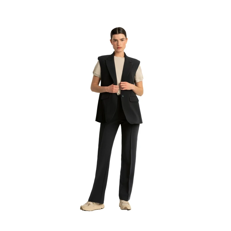 Dames Pantalon EX24-21001 Expresso ZWART