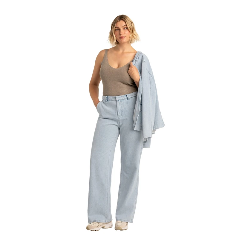 Dames Pantalon EX25-22006 Expresso LIGHT BLUE DENIM