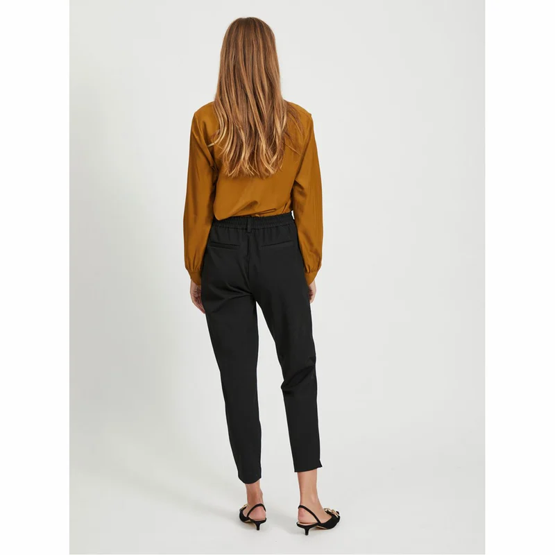 Dames Pantalon OBJLISA Object ZWART