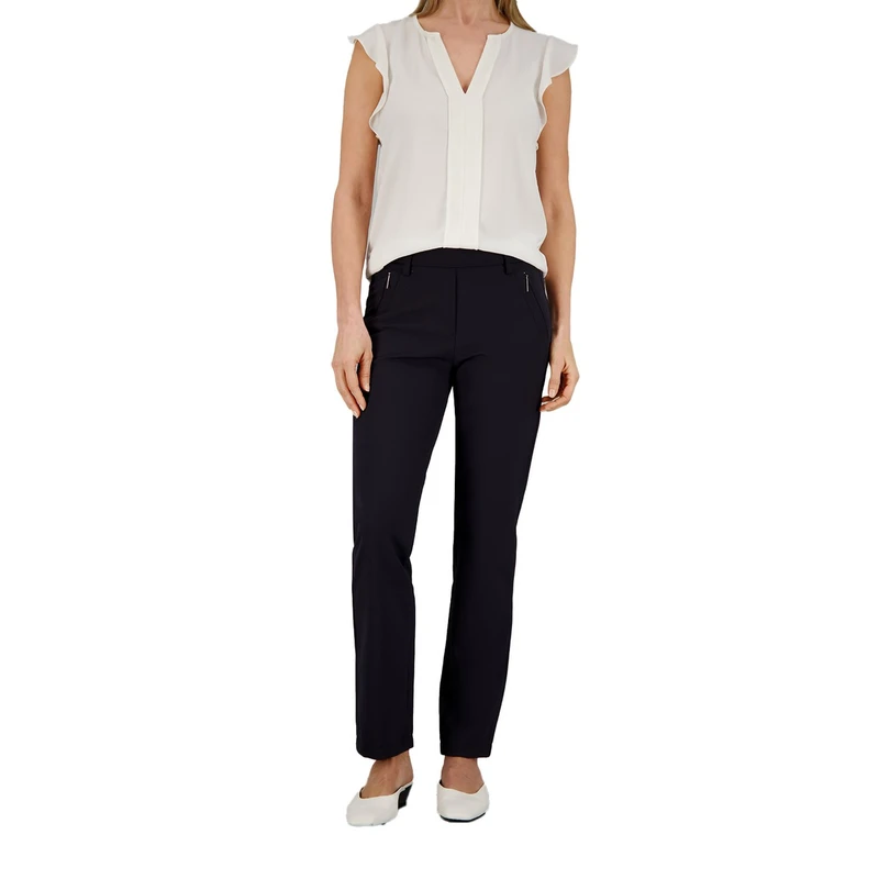 Dames Pantalon ZENE57 602471 Gardeur BLAUW DESSIN