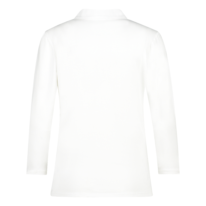 Dames Polo 25050 polo 3/4mw Sanne OFF-WHITE