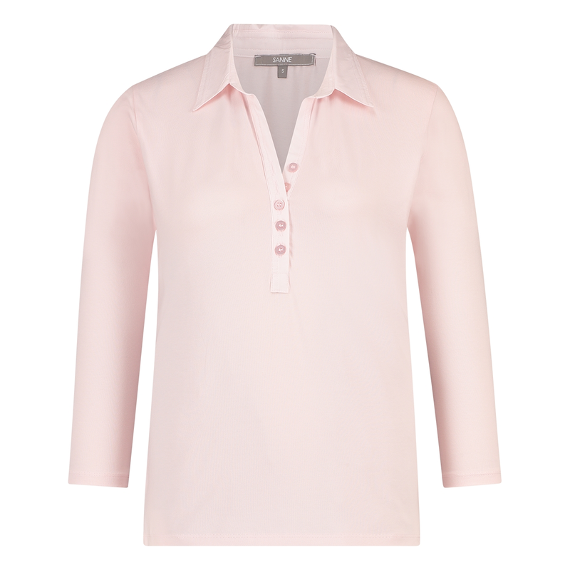 Dames Polo 25050 polo 3/4mw Sanne ROZE