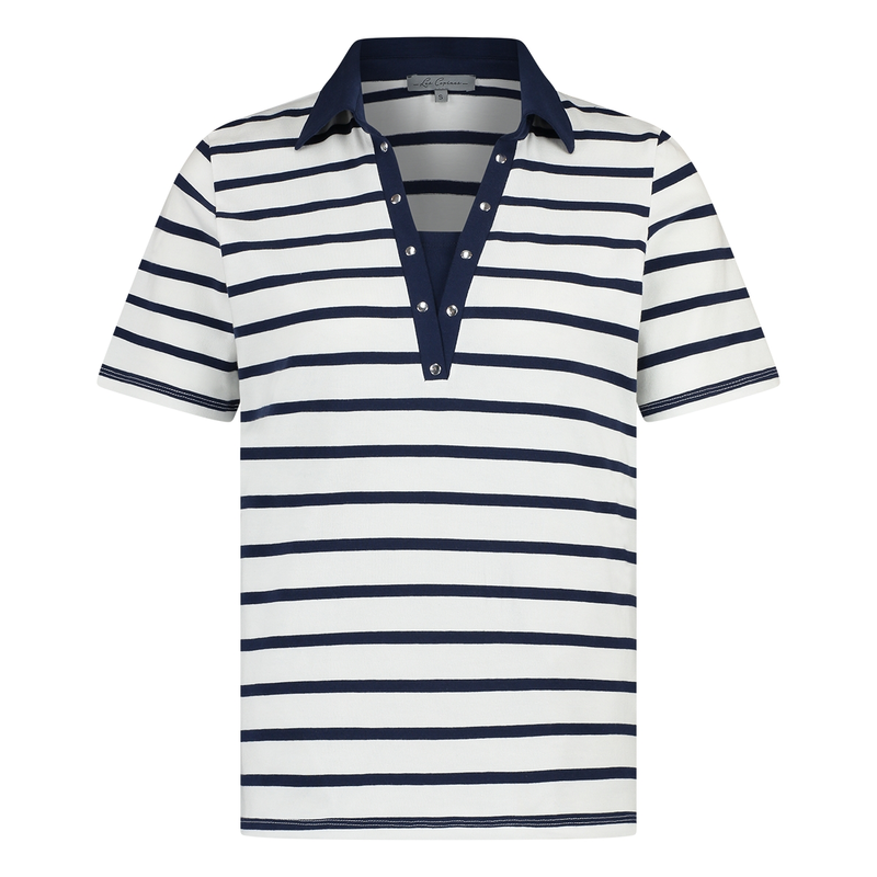 Dames Polo 25065 Les Copines NAVY
