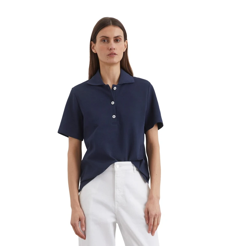 Dames Polo 502209453015 Marc O'Polo BLEU