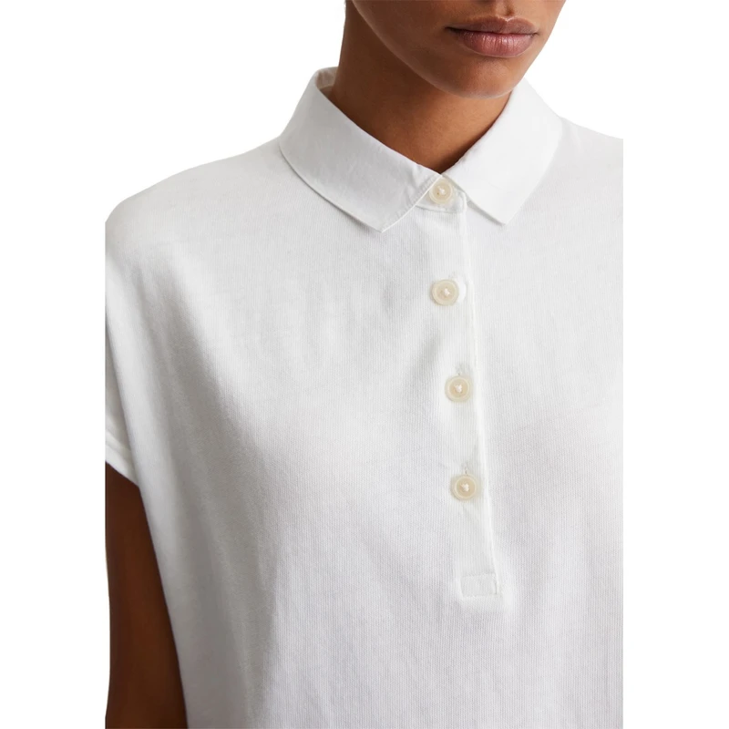 Dames Polo 516232153021 Marc O'Polo Wit