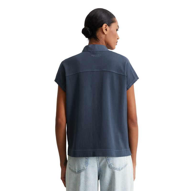 Dames Polo 516232153021 Marc O'Polo BLEU