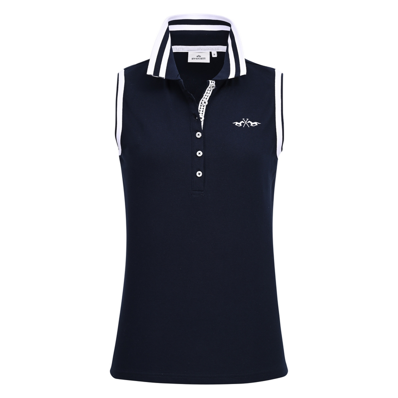 Dames Polo Aurelie HV Society INDIGO BLUE