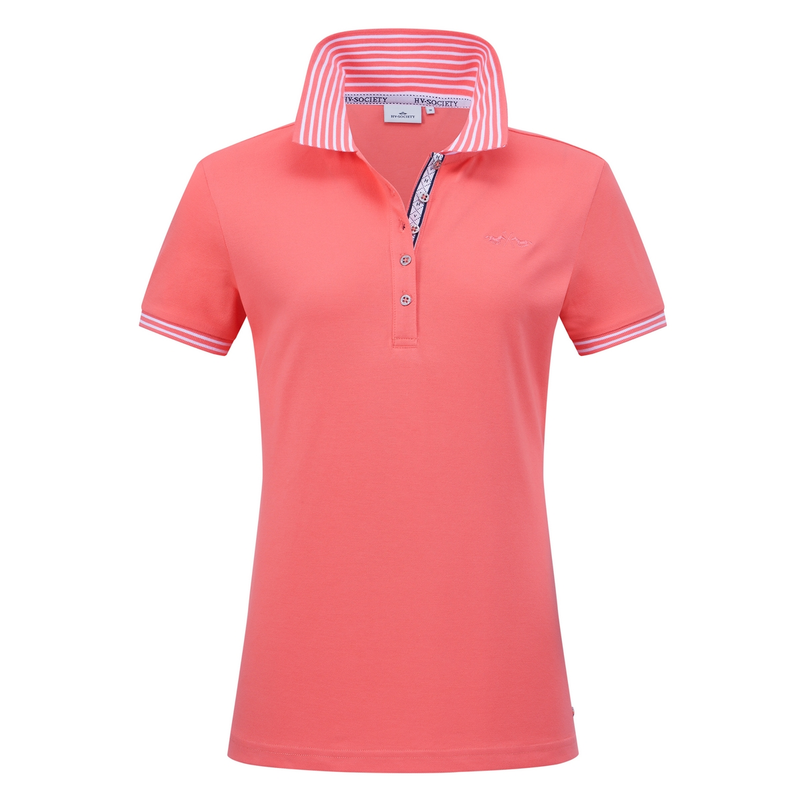 Dames Polo HVSRachel HV Society PEACH