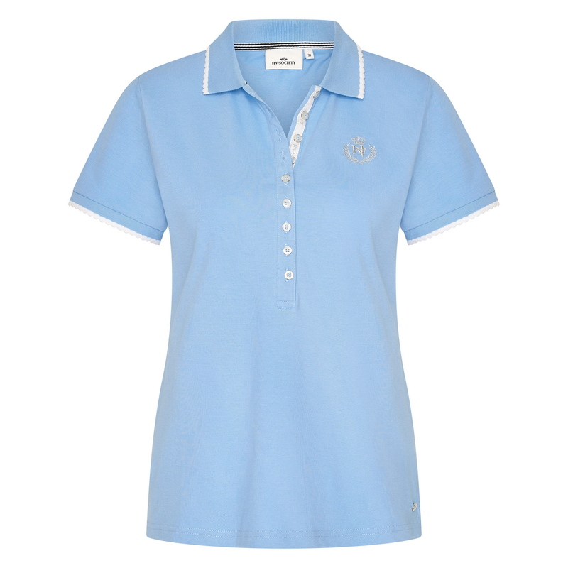 Dames Polo HVSRhode HV Society AQUA