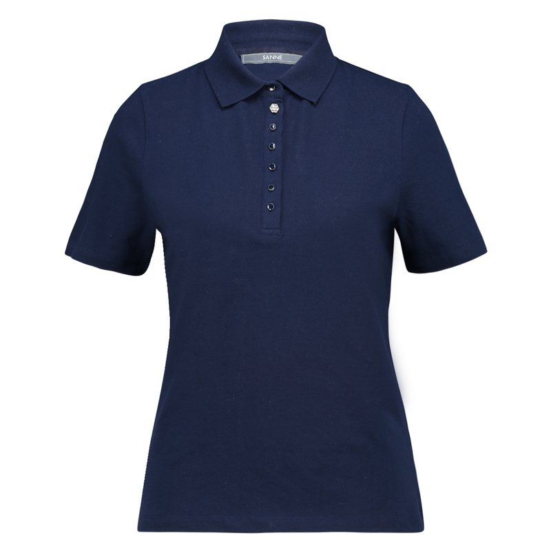 Dames Polo Polokmsolid Sanne NAVY