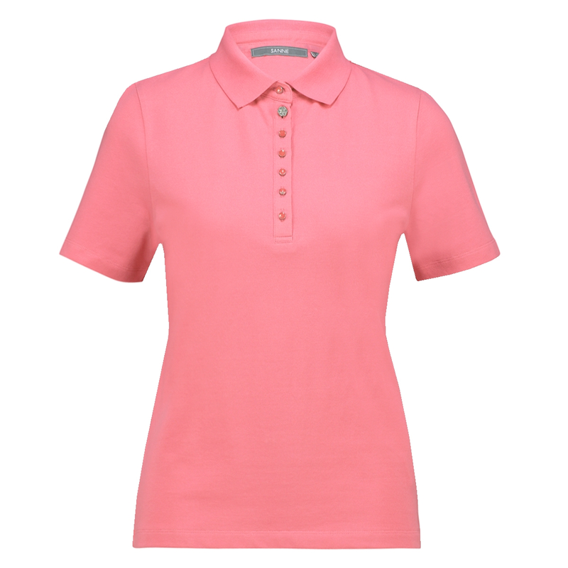Dames Polo Polokmsolid Sanne KORAAL