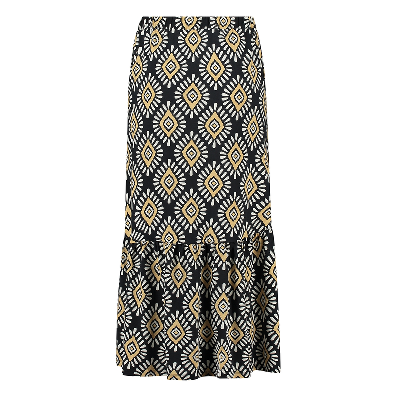 Dames Rok 24077 Sanne ZWART DESSIN