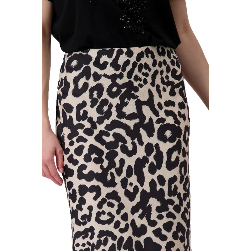 Dames Rok 409717 Monari ZWART DESSIN