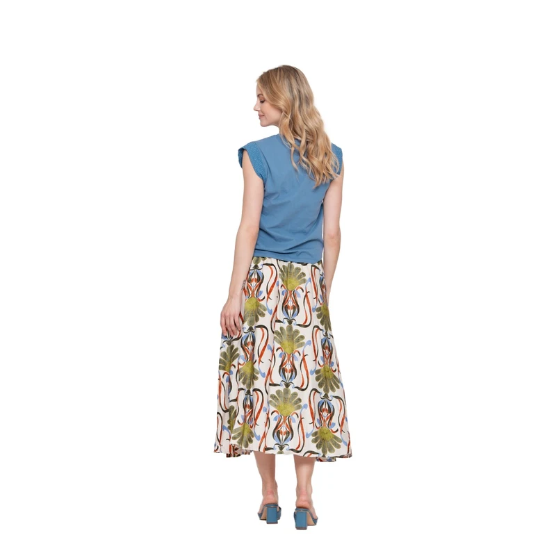 Dames Rok 56343-70 Geisha OFF-WHITE