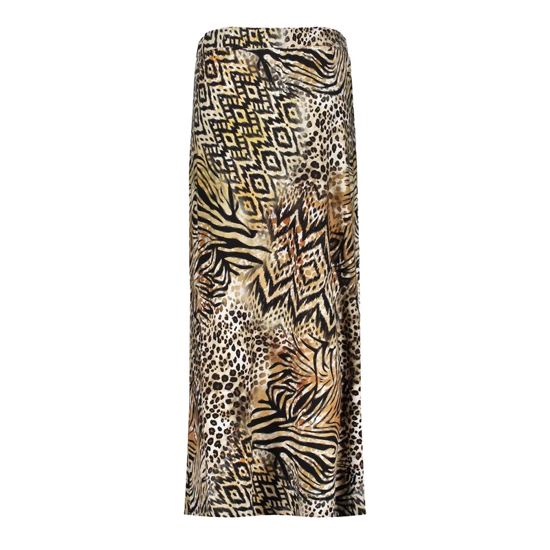 Dames Rok 56352-60 ISA Geisha DONKER BRUIN