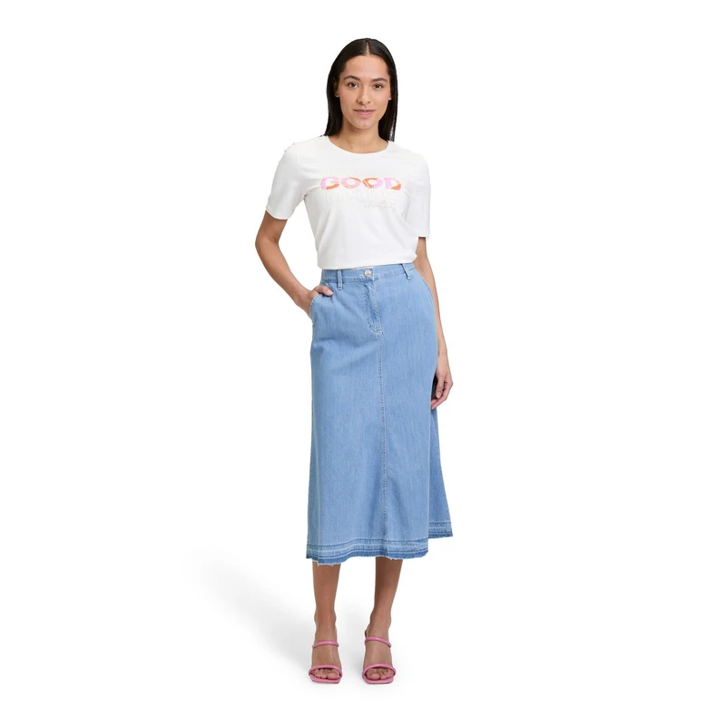 Dames Rok 94071105 Betty Barclay BLEACHED BLUE DENIM