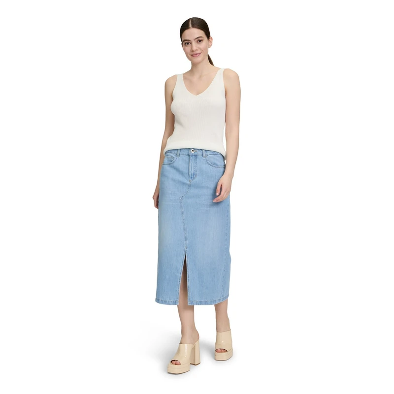 Dames Rok 95107539 Cartoon MIDDEN BLAUW
