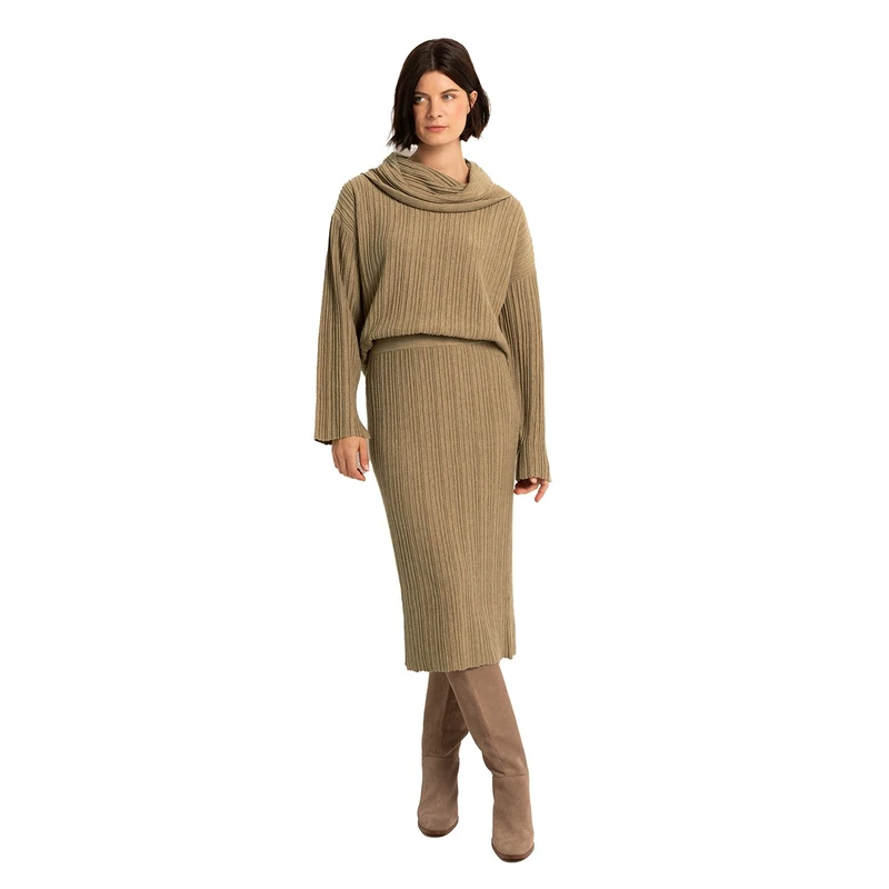 Dames Rok CS23-23521 Claudia Strater TAUPE