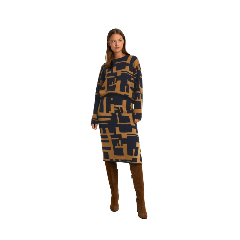 Dames Rok CS23-23522 Claudia Strater NAVY
