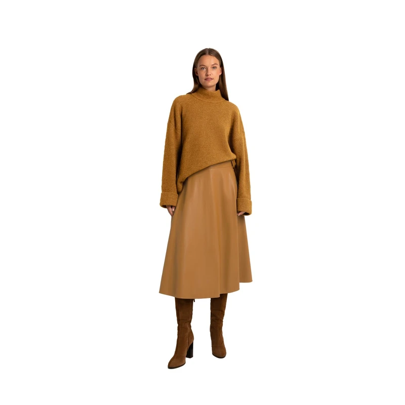 Dames Rok CS23-23530 Claudia Strater COGNAC