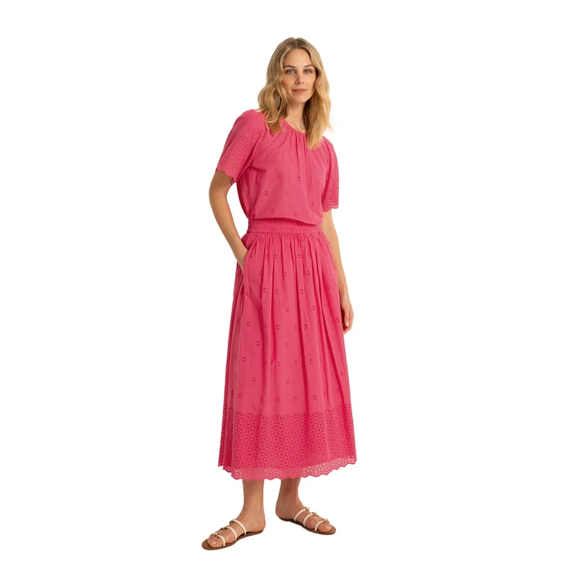 Dames Rok CS23-25232 Claudia Strater FUCHSIA