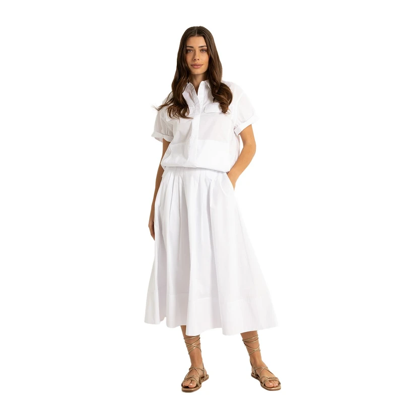 Dames Rok CS25-23509 Claudia by Claudia Strater Wit