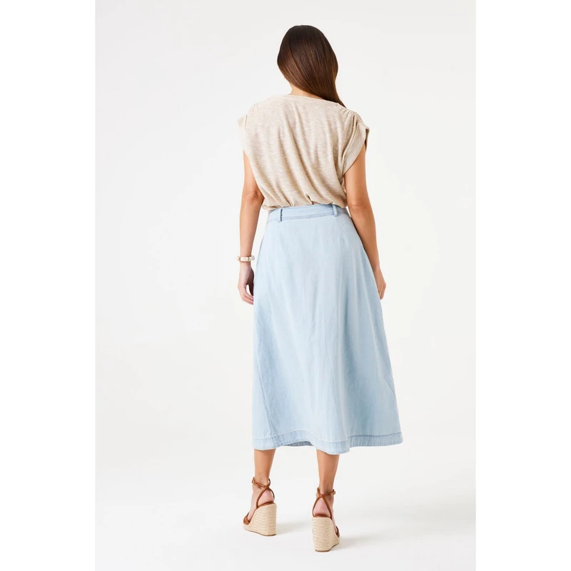 Dames Rok E50321 Garcia BLEACHED BLUE DENIM