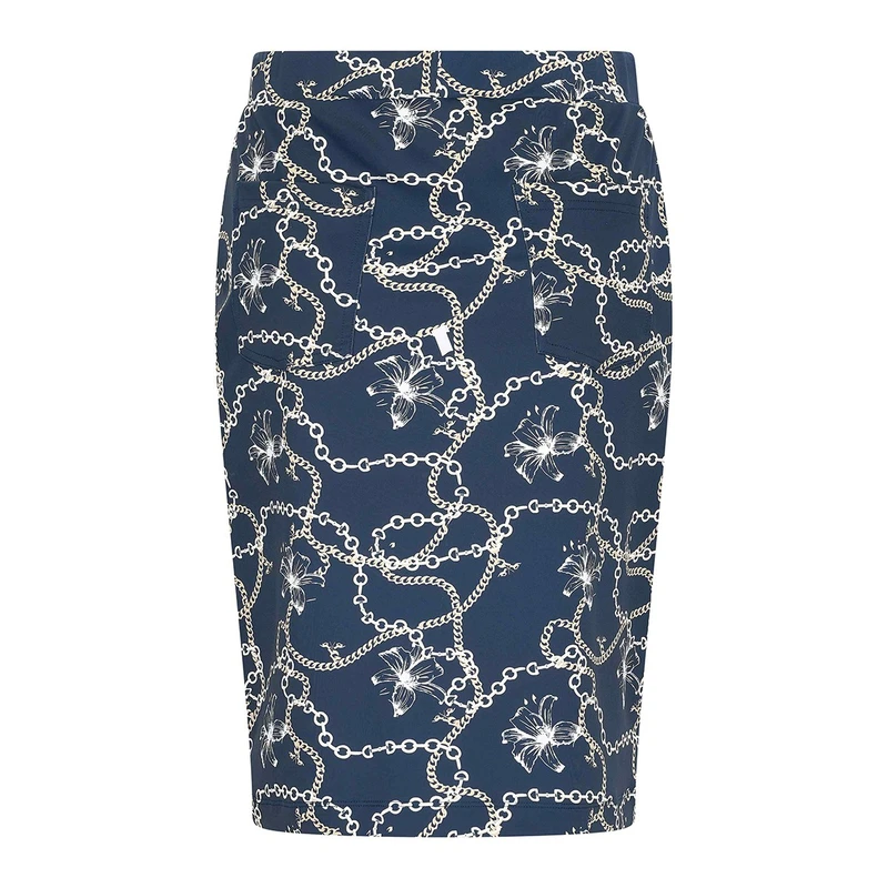 Dames Rok HVSMoana HV Society BLAUW DESSIN